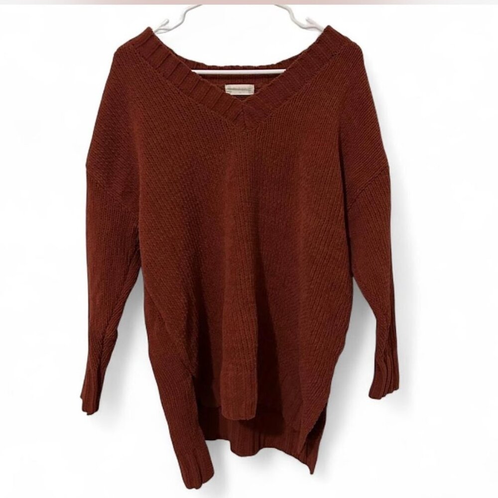 Altar'd State Sweater Women's XS Excellent Condition Burnt Orange/Burgundy